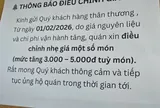 Hàng quán ở TP.HCM tăng giá sau Tết