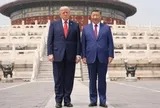 Vừa đặt chân đến một công trình ở Trung Quốc, Tổng thống Trump ngỡ ngàng thốt lên "Thật đáng kinh ngạc!"