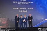 MB lần thứ ba liên tiếp được vinh danh “Ngân hàng giao dịch ngoại hối tốt nhất Việt Nam 2026”