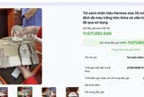 Túi Hermes bà Trương Mỹ Lan từng nói "giá trị không đáng bao nhiêu", đấu giá thu về hơn 14 tỉ đồng