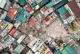 Máy móc làm việc ngày đêm tại điểm nghẽn cuối cùng của Vành đai 2.5 Hà Nội