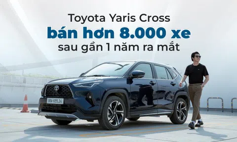 Toyota Yaris Cross bán hơn 8.000 xe sau gần một năm ra mắt