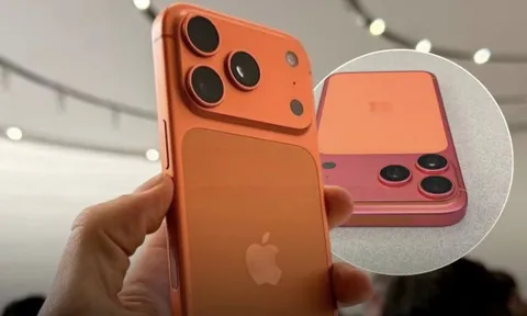 Lý do iPhone 17 Pro Max màu cam bỗng chuyển sang hồng