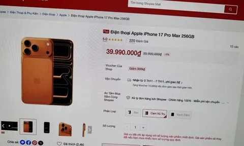 Apple thu hơn 2.500 tỷ đồng trên sàn TMĐT trong quý III/2025