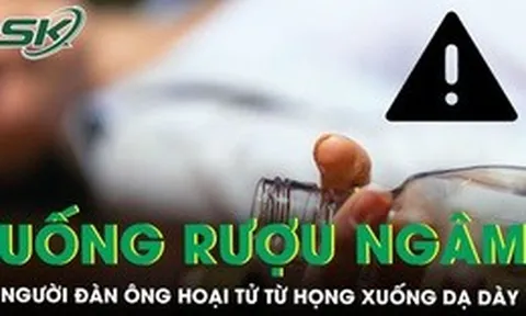 Rát họng sau chén rượu ngâm, người đàn ông hoại tử từ họng xuống dạ dày