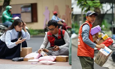Chỉ ăn 1 bữa, giao 200 - 300 đơn/ngày: Shipper “chạy đua” từng phút trước giờ chốt sổ cuối năm