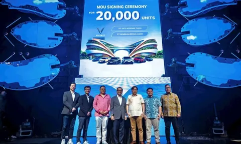 2 khách sộp ở Indonesia mua 20.000 xe VinFast