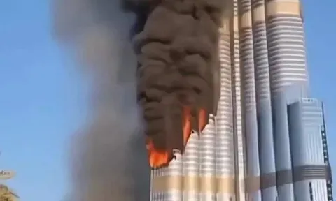 Video 'Tòa nhà cao nhất thế giới bốc cháy dữ dội vì trúng 1.800 tên lửa Iran' gây xôn xao: Sự thật đã rõ