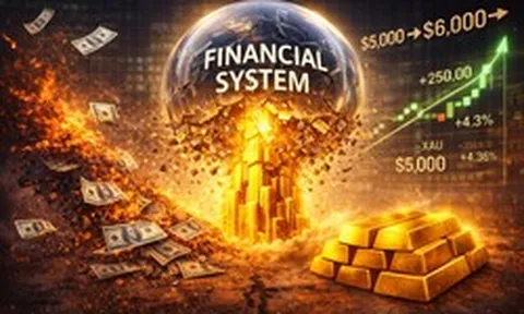 Vàng bốc hơi hàng trăm USD, người mua lỗ tiền tỷ: Vì sao chuyên gia vẫn nói đến "thời điểm 6.000 USD"?