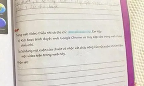 Xuất hiện link "web đen" trong sách Tin học lớp 3: Nhà phát hành ra khuyến cáo khẩn cấp