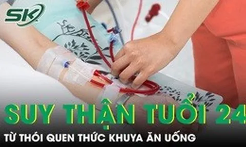 Suy thận ở tuổi 24 từ thói quen thức khuya ăn uống lệch giờ
