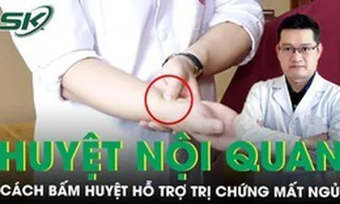Hướng dẫn cách bấm huyệt nội quan cải thiện mất ngủ