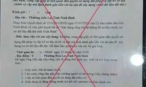 Ninh Bình: Cảnh báo tình trạng giả danh cán bộ Sở Nông nghiệp và Môi trường để lừa đảo