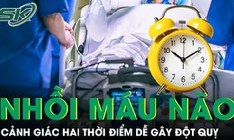 Cảnh giác với hai khung giờ dễ xảy ra nhồi máu não