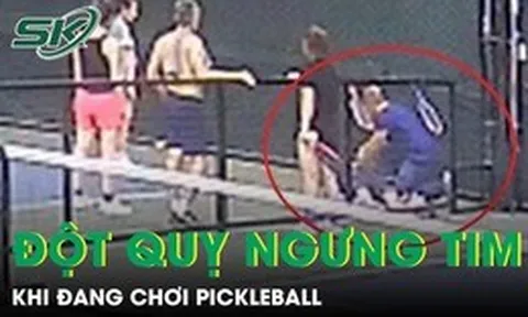 Người đàn ông đột quỵ ngưng tim khi đang chơi pickleball