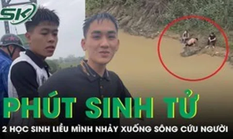 Chân dung 2 nam sinh cấp 3 liều mình nhảy xuống sông cứu bạn nữ làm điều dại dột