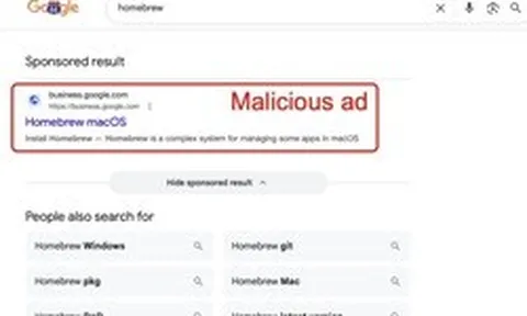 Hacker đang nhắm vào các máy Mac, và lần này qua chính quảng cáo của Google