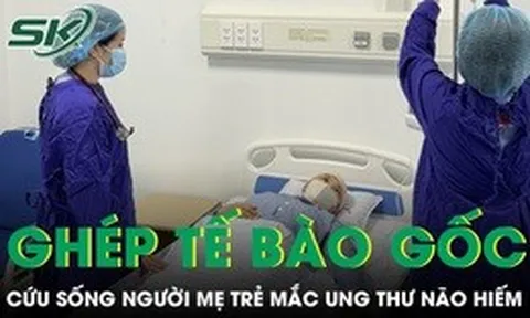 Ghép tế bào gốc cứu sống người mẹ trẻ mắc ung thư não hiếm