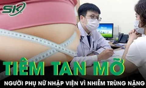 Tiêm tan mỡ giảm 15 kg, người phụ nữ nhập viện vì tay và đùi nhiễm trùng nặng
