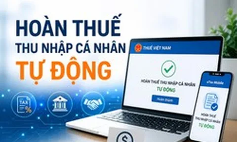Hoàn thuế thu nhập cá nhân tự động: Số tiền hoàn tăng hơn 270%