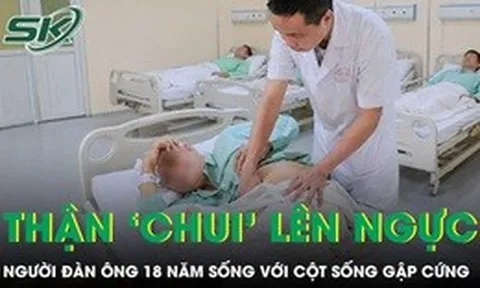 Ca tán sỏi nghẹt thở cho người đàn ông có thận 'chui' lên ngực