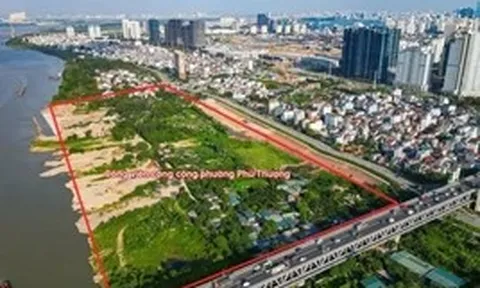 Bàn giao hơn 5ha đất triển khai dự án công viên đầu tiên của Trục đại lộ cảnh quan sông Hồng