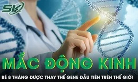 Bé 8 tháng tuổi mắc động kinh hiếm gặp được thay thế gene