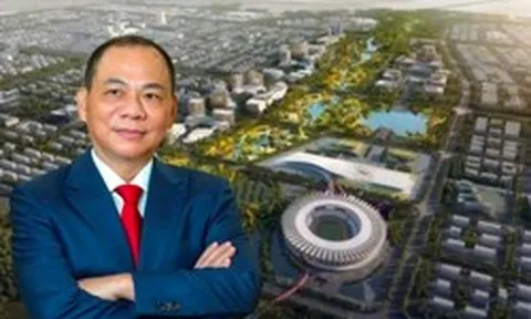Tỷ phú Phạm Nhật Vượng trực tiếp đi thị sát “siêu đô thị” 59.000 tỷ đồng, là nơi ở tương lai của 200.000 cư dân