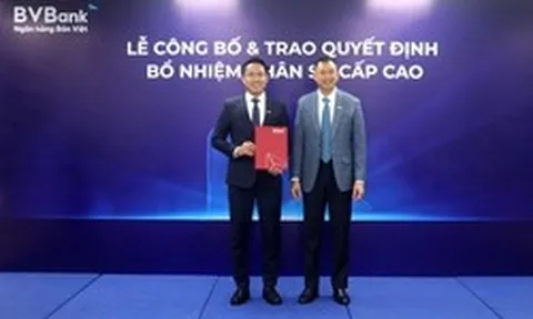 BVBank bổ nhiệm thành viên mới ban điều hành - Giám đốc khối khách hàng cá nhân