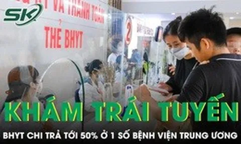 Từ 1/7 khám trái tuyến ở một số bệnh viện trung ương được BHYT chi trả tới 50%