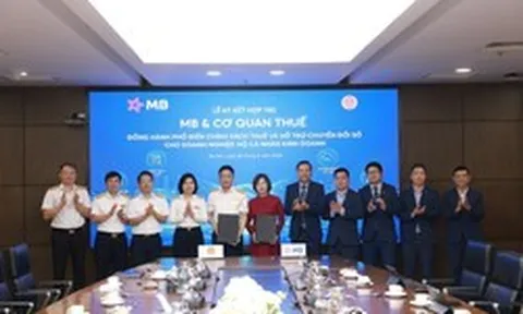 MB chính thức ký thoả thuận hợp tác với Cục Thuế và 33 Thuế địa phương trên cả nước