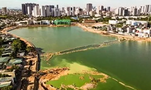 Hồ điều hòa nghìn tỷ phía Tây Hà Nội dần lộ diện