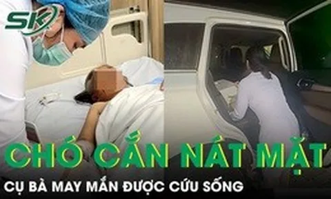 Xuyên đêm chở vaccine gần 100km cứu cụ bà 79 tuổi bị chó cắn nát mặt