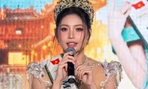 Thí sinh Việt Nam thi Miss Earth 2026 gây tò mò vì 'không giỏi làm nghề showbiz'