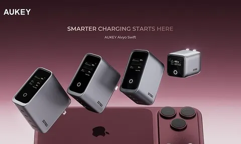 Khi iPhone 18 ra mắt, AUKEY giới thiệu dòng sản phẩm sạc tường thông minh Aivyo Swift