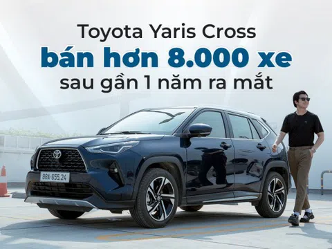 Toyota Yaris Cross bán hơn 8.000 xe sau gần một năm ra mắt