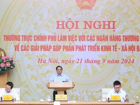 Chiều nay (21/9), Chính phủ làm việc với các ngân hàng cổ phần lớn