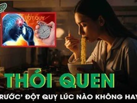 4 thói quen buổi tối dễ 'rước' đột quỵ lúc nào không hay