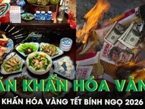 Văn khấn hóa vàng tết Bính Ngọ 2026 đầy đủ và chuẩn nhất theo phong tục cổ truyền
