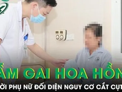Người phụ nữ đối diện nguy cơ đoạn chi chỉ vì giẫm phải gai hoa hồng