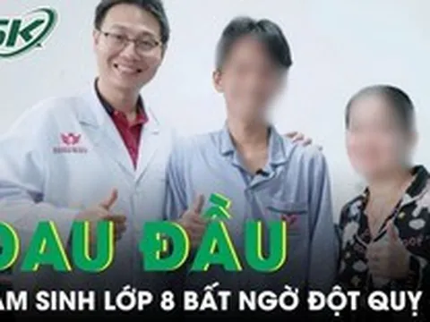 Nam sinh lớp 8 bất ngờ đột quỵ giữa giờ học