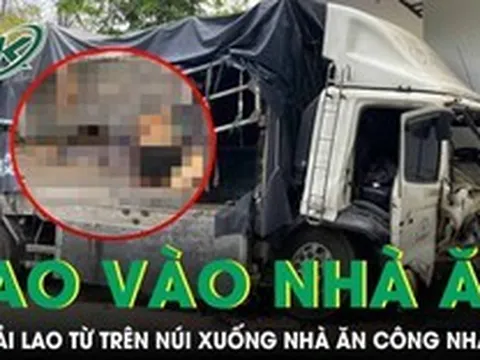 Lâm Đồng: Xe tải lao từ trên núi xuống nhà ăn công nhân, 3 người tử vong