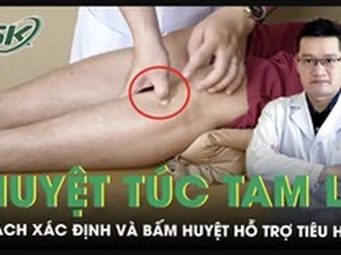 Hướng dẫn cách bấm huyệt túc tam lý hỗ trợ tiêu hóa