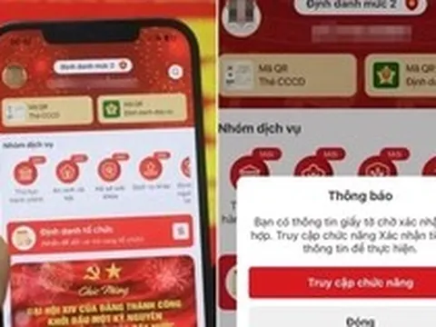 Cần làm gì nếu không thấy mục Truy cập chức năng trên VNeID để xác thực SIM?