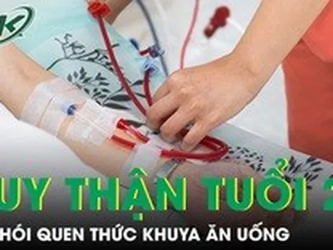 Suy thận ở tuổi 24 từ thói quen thức khuya ăn uống lệch giờ