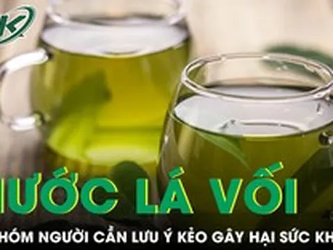 3 nhóm người cần lưu ý khi uống nước lá vối tươi