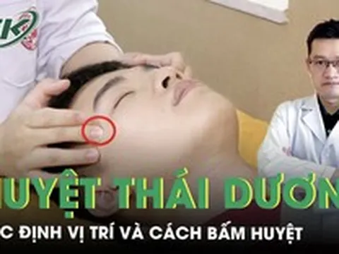 Hướng dẫn bấm huyệt thái dương giảm đau đầu