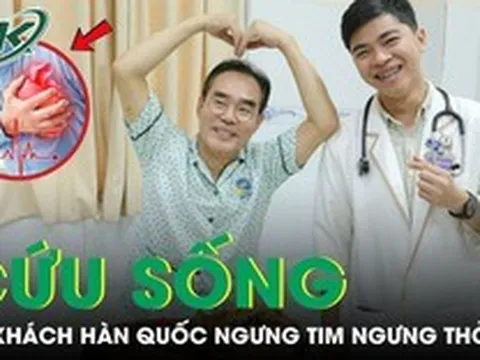 Du khách Hàn Quốc bất ngờ ngưng tim ngưng thở được cứu sống kịp thời