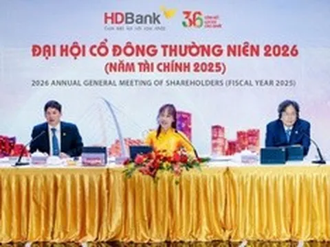 ĐHĐCĐ HDBank: Áp sát mục tiêu tổng tài sản 1,2 triệu tỷ đồng, kế hoạch lợi nhuận tăng 41% trong 2026