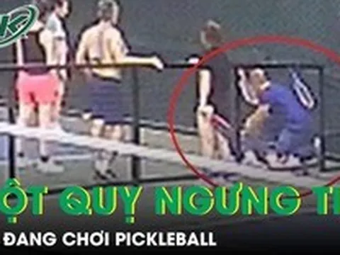 Người đàn ông đột quỵ ngưng tim khi đang chơi pickleball